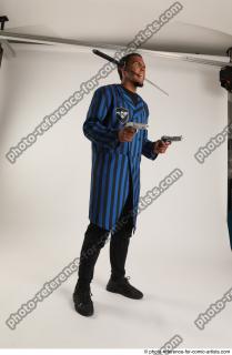 Garson STANDING POSE WITH KATANA AND TWO GUNS